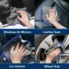 16"×16" Premium Microfiber Car Detailing Towels - 80/20 Blend, Lint-Free & Scratch-Free