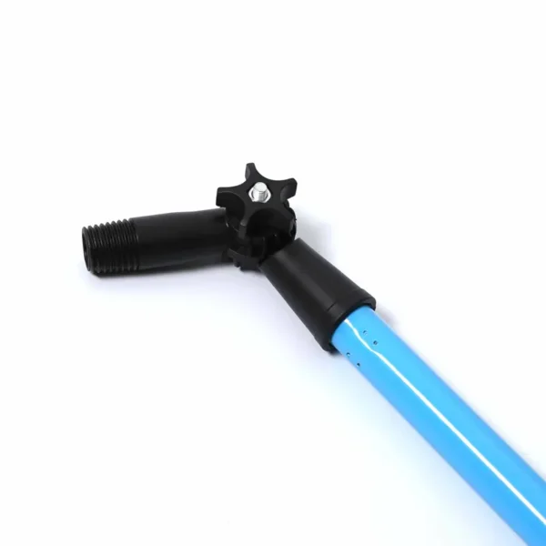 3-section iron handle on 120cm window cleaner, extendable for high windows