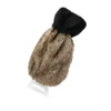 Built-in durable ice scraper head on mitt, tough on ice and gentle on glass