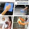Multi-use PVA cleaning cloth wiping home kitchen counter and glass surface